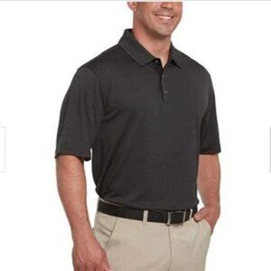 NWOT Bollé Men's XXL Black Polo Shirt 100% Polyester Short Sleeve Pattern